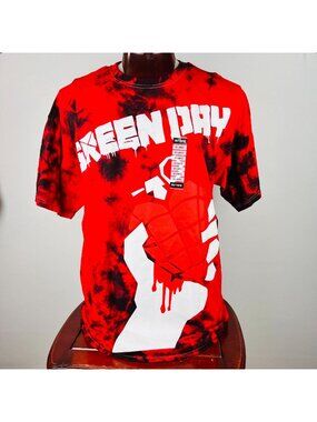 Green Day Tie Dye 2XL T-Shirt Shirt NWT